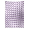 thumbnail image 2 of Hot Air Balloon Tablecloth, Sky Transporation Vehicles in Purple Tones Repetitive Pattern, Rectangle Satin Table Cover for Dining Room and Kitchen, 60" X 90", Mauve Quartz and Lilac, by Ambesonne, 2 of 2
