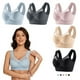 thumbnail image 2 of Sujetador deportivo sin costuras versión con sobrepeso con camiseta sin mangas, sujetador trasero para mujer europeo y americano, 2 of 6