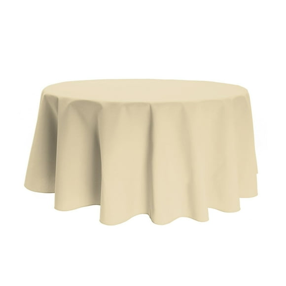 Fabric Textile Products, Inc. Milliken Signature 90" Round Tablecloths - Assorted Colors Available! (Ivory)