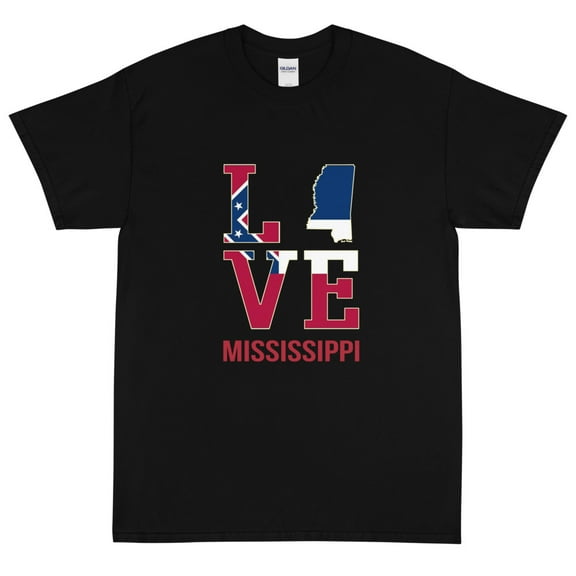 Mississippi Love Home State Short Sleeve T-Shirt Medium
