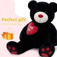 thumbnail image 6 of Tezituor 47" Teddy Bear Stuffed Animal Giant Bear Plush with I Love You Heart Plush Toy, 6 of 6