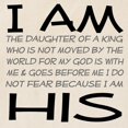 thumbnail image 2 of CafePress - I Am His Block Letters Tote Bag - Unisex Canvas Tote Bag, Beige, 1-Piece, 2 of 7