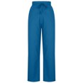 thumbnail image 4 of XUNKUSGA Cutton Linen Pants Women Solid Color Elastic Waist Womens Pants Straight Leg Loose Fit Wide Leg Pants Woman Comfy Stylish Palazzo Pants for Women, 4 of 8