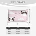 thumbnail image 6 of Fotbe Cute Panda Pillow Cases - Envelope Closure - Luxury, Extra Soft, Cooling Pillow Covers - Wrinkle, Fade, Stain Resistant-14"x20", 6 of 9
