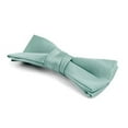 thumbnail image 3 of Boy's Poly Satin Banded Clip On Bow Ties (Sage), 3 of 7