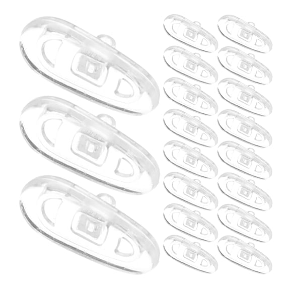 IBASETOY 25pcs Replacement Glasses Nose Pads for Soft Comfort and Anti Slip for Eyewear Users