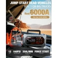 thumbnail image 2 of GOOLOO A7 Jump Starter with Air Compressor, 6000A 12-in-1 Jump Box for All Gas Engines & Up to 10L Diesel, 160 PSI Tire Inflator & Air Pump (Inflate/Deflate) with USB-C PD and LED Emergency Light, 2 of 8