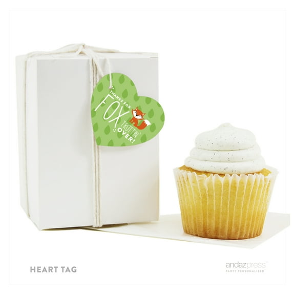 Woodland Friends Birthday Heart Gift Tags, 30-Pack