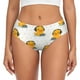 thumbnail image 1 of Balery Cute Duck With Headphone Ropa Interior de Algodón para Mujer con Dibujo – Braguitas Cómodas y Elásticas, Estilo Clásico-Medium, 1 of 6