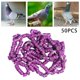 thumbnail image 3 of 100 Anillos de aluminio para patas de palomas Sunnimix bandas numeradas 8mm rojo y violeta, 3 of 8