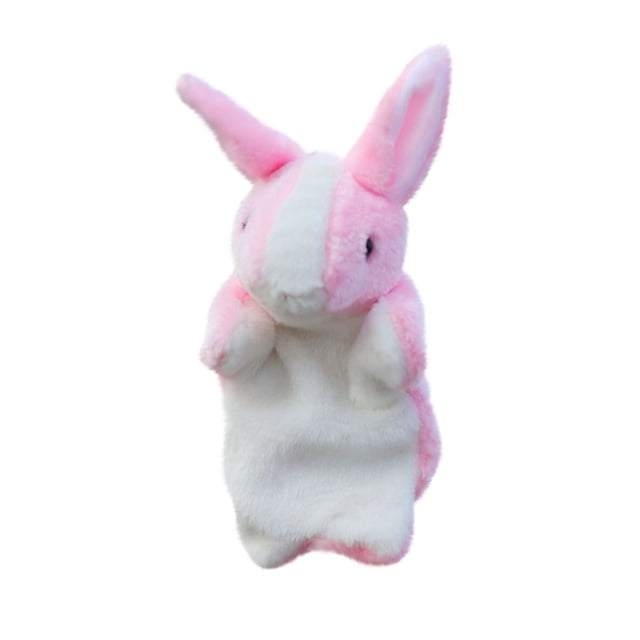 LSLJS Poupée Mignonne Gant pour Enfants Marionnette Lapin Jouet en Peluche Doigt de Lapin