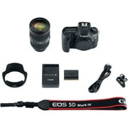 Canon EOS 5D Mark IV Camera W/ 24-105mm F/4L II Lens 1483C010 - Basic Bundle (International Version)