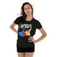 thumbnail image 2 of Retro NASA Worm Logo Space Shuttle Women's T Shirt Ladies Tee Brisco Brands S, 2 of 4