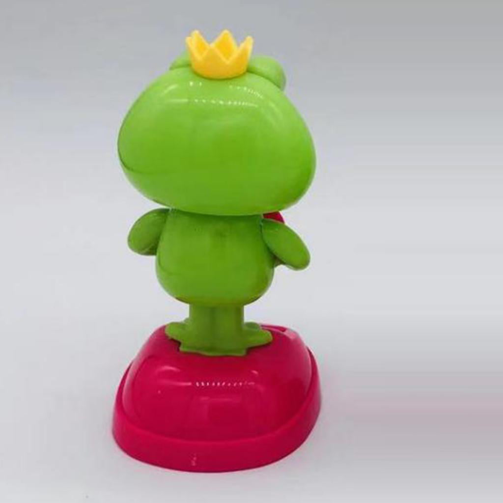 Details about   Table Car Solar Power Dancing Green Frog Swinging 