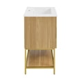 thumbnail image 4 of Carre 24" Bathroom Vanity in Oak, 4 of 14