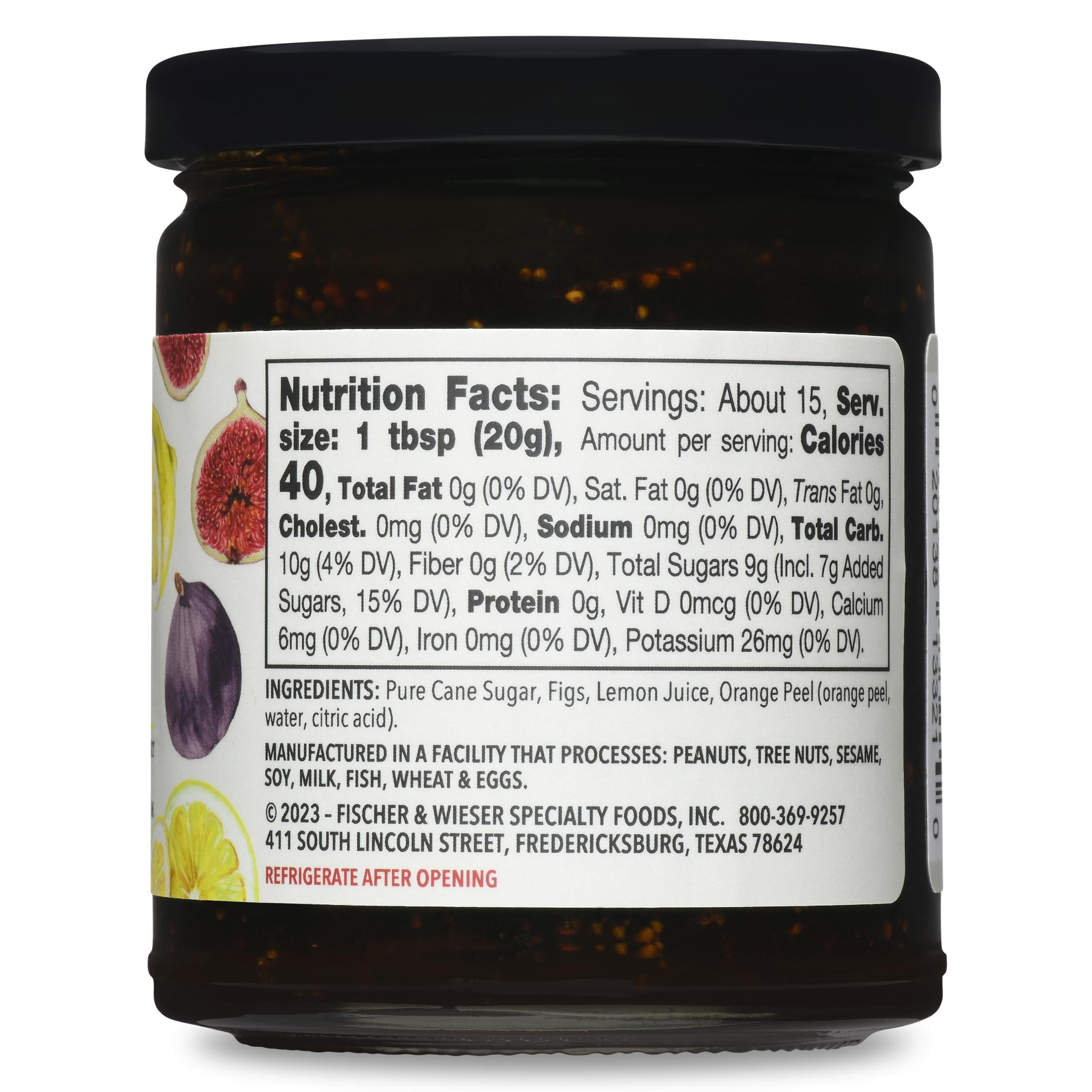 Fischer & Wieser Whole Lemon Fig Marmalade, 10.5 oz