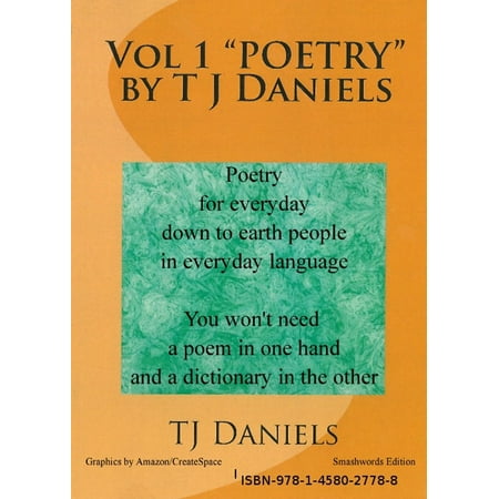 Vol1 Poetry For Everyday People TJ Daniels -