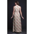 thumbnail image 5 of Bimba Ikat Printed Women Sleeveless Gown Chic Style Long MaxiÂ&nbsp;Dress-X-Large, 5 of 5