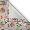 thumbnail image 3 of Ambesonne Vintage Kitchen Curtains, Antique Retro Tea Set, 55"x45", Pale Pink Hot Pink, 3 of 3