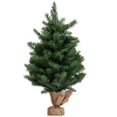 thumbnail image 2 of Costway 24'' Pre-Lit Tabletop Fir Artificial Christmas Tree with 35 LED Lights and Timer, 2 of 10