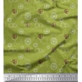 thumbnail image 1 of Soimoi Poly Georgette Fabric Watches & Texture Printed Fabric 1 Yard 42 Inch Wide, 1 of 2