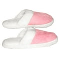 thumbnail image 2 of Deluxe Comfort Lady's Suede Fur-Trimmed Slippers, Size 5-6 ? Warm and Cozy ? Slip-On House Slippers ? Non-Slip Rubber Sole ? Women's Slippers, Pink, 2 of 4