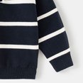 thumbnail image 5 of Enyan Boys Shirt for Fall Winter Size 1-6T Toddler Boy Clothes Long Sleeve Striped Tee Top(18-24 Months), 5 of 8