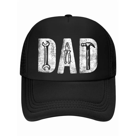 Mechanic Dad Classic Bold Font Father's Day Repairman Daddy Baseball Cap