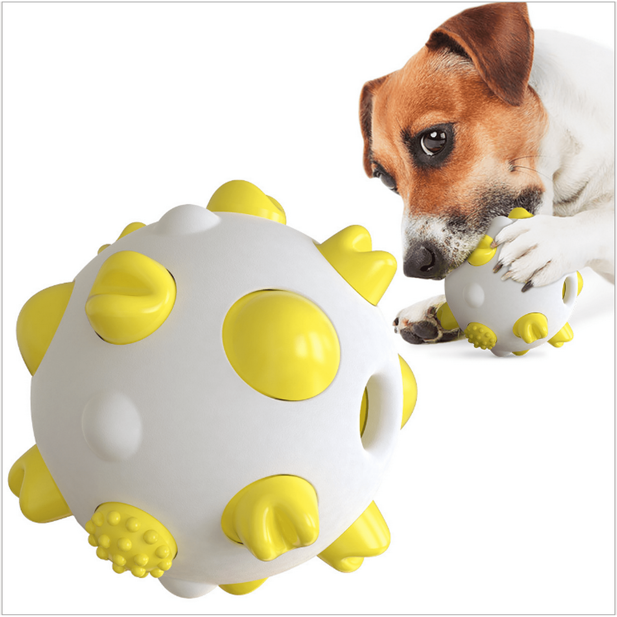 Dog chew toy brushes teeth hotsell