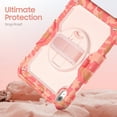 thumbnail image 6 of Tablet Case for iPad 11th Gen A16 2025, 360° Rotatable Stand Kids Case with PET Screen Protector & Hand Strap & Stylus Holder, Shoulder Strap Protective Case for iPad 10th Gen 10.9" 2022, Pink, 6 of 10