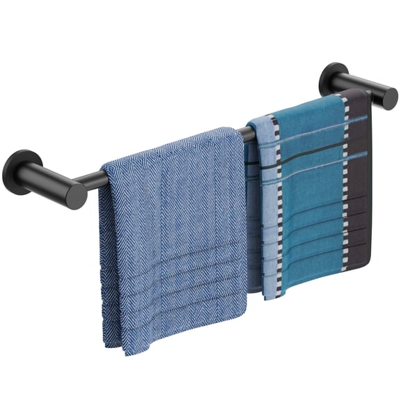 ULIBERMAGNET Magnetic Towel Holder, 1 Set Magnetic Towel Bar Holder with Adjustable Length, Matte Black Non-Slip Magnetic Towel Rod Rack for Refrigerator, Dishwasher, Laundry, Kitchen Stove