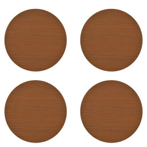 Bandeja redonda de mesa auxiliar, bandeja redonda de madera blanca de 11.8  pulgadas, centros de mesa de centro para sala de estar, organizador del