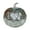 Silver, variant on ZLBDYG Artistic LED Illuminated Pumpkin Prop - Decorative Electronic Light-Up Glass Halloween Decoration for Indoor and Outdoor Party, Porch or Tabletop Display