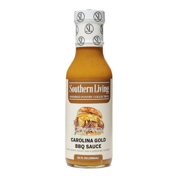 Southern Living Carolina Gold BBQ Sauce, 12 fl oz – Small Batch Zesty BBQ Sauce for Quick Grilling and Dipping