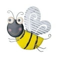 thumbnail image 6 of Bee Wall Decor under $5! kkbbma Metal Bee Wall Art, Outdoor Garden Decor, Hanging Bee Sculpture, Living Room Wall Decor, Fence Art Installation, Powder Coated Iron Craft, Bee Gift, 6 of 9