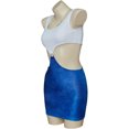 thumbnail image 3 of Women's Elegant Vivian Ward Inspired Sexy Crop Top and Mini Skirt Outfit Two Piece Set, 3 of 7