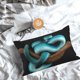 thumbnail image 5 of Fotbe Blue Viper Snake Funda de Almohada Decorativa Estilo Occidental, Lujo en Algodón, Fundas para Almohadas King, Cojín Estampado para Decoración del Hogar-16"x24", 5 of 6