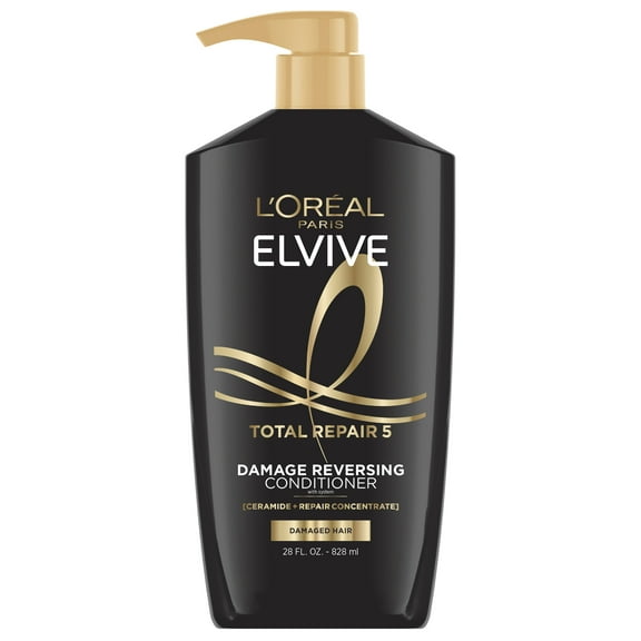 L'Oreal Paris Elvive Total Repair 5 Repairing Conditioner, Pump, 28 fl oz