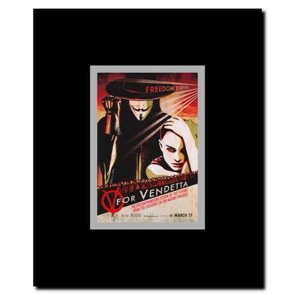 V for Vendetta Framed Movie Poster
