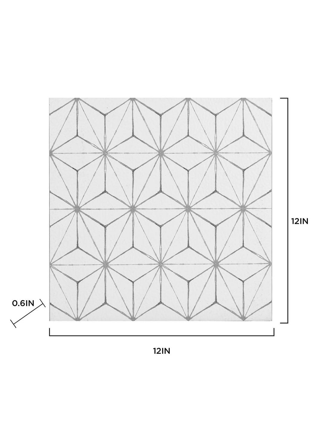 FloorPops Kikko Peel and Stick Floor Tiles Set of 20