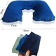 thumbnail image 5 of Paquete de 6 almohadas inflables de viaje en forma de U, almohadas compactas de tela flocada para avión, almohadas de viaje ligeras, soporte para cabeza, cuello/lumbar para viajes, hogar, 5 of 5