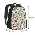 thumbnail image 3 of Vsdgher Paisley Print Backpack for Women Men School Bookbag with Laptop Compartment for College Work Travel, Simple Fashion Casual Daypack, Fit 15" Laptop, 3 of 8