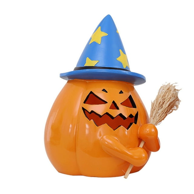 BKER Pumpkin Lighted Pumpkins Halloween Lamp Decorative Cutout Perfect For Indoor And Outdoor