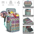 thumbnail image 5 of Travel Cooler Bag - Boho Bohemia Pioneer Flower Geometric Line Art Camping Beer Cooler Backpack with Bottle Opener- Waterproof Insulated Picnic Backpacks - Cooler Bag for Beach, 5 of 6