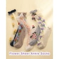 thumbnail image 3 of CAILDANL Women Sheer Socks Sheer Ankle Socks for Women and Girls, 3 of 7