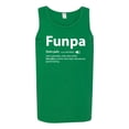 thumbnail image 2 of Wild Bobby,Funpa Like A Regular Grandpa Only Way Cooler, Father's Day, Men Graphic Tank Top, Kelly, X-Large, 2 of 3