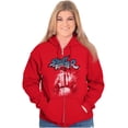 thumbnail image 3 of Street Fighter Video Gamer 90s Ryu Zip Up Hoodie Men's Women's Brisco Brands M, 3 of 6