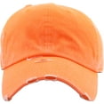 thumbnail image 3 of Washed Solid Vintage Distressed Cotton Dad Hat Adjustable Baseball Cap Polo Style, 3 of 5