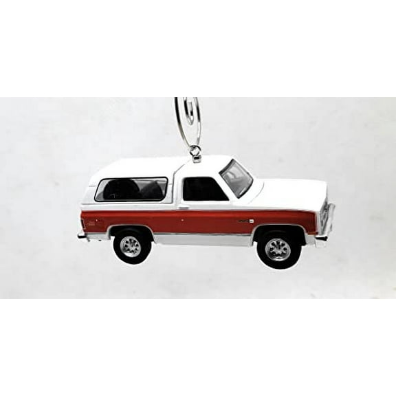 Christmas Ornament for 1983 GMC Jimmy Sierra Classic Red Whtie