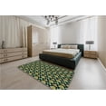 thumbnail image 5 of Ahgly Company Machine Washable Indoor Round Transitional Dark SlateGray or Dark SlateGrey Green Area Rugs, 7' Round, 5 of 7